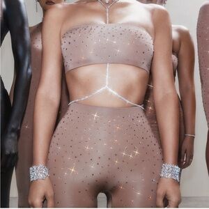 SKIMS X Swarovski high waisted legging